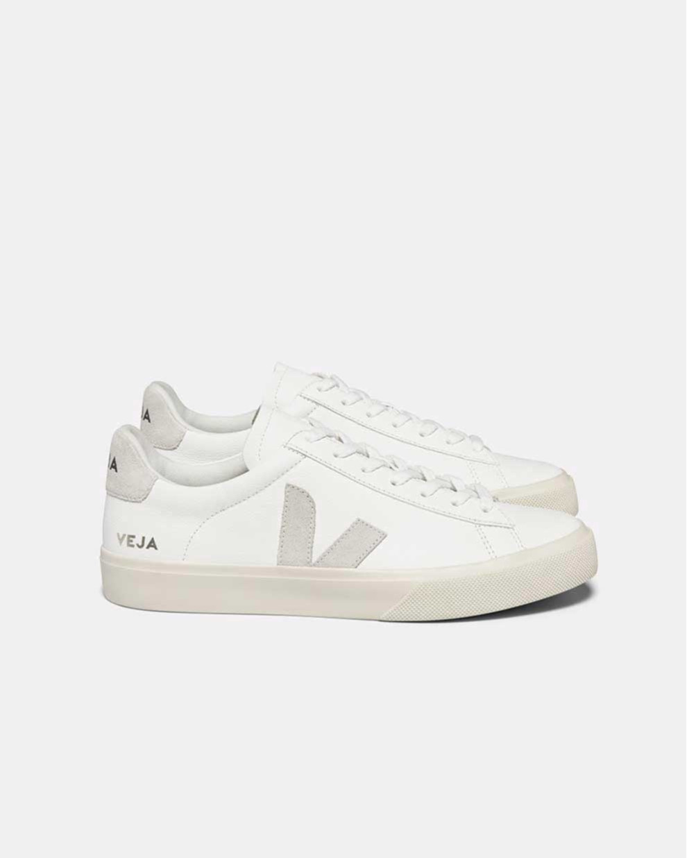 Veja Women's Campo Chromefree Leather - White Natural Suede