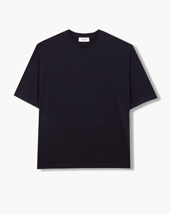 Short Sleeve Oversized T-shirt - Caviar