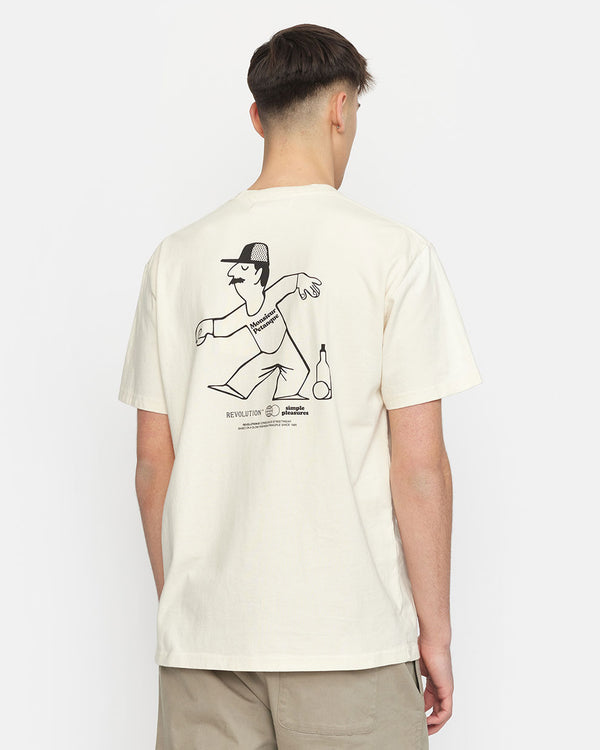 Camiseta Printed 1387 Pet - Off White