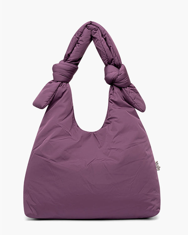 Bolso Biwa Puffy - Plum