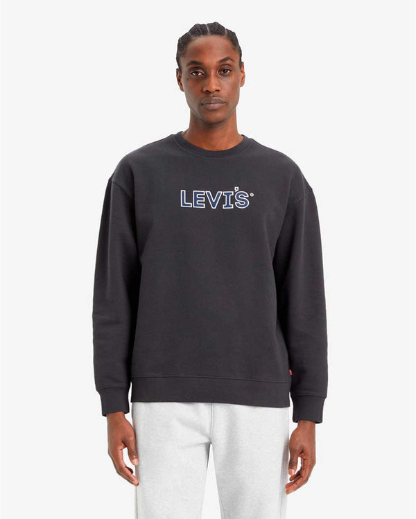 Levi's Relaxd Graphic - Ssnl Hl Logo Crew Caviar