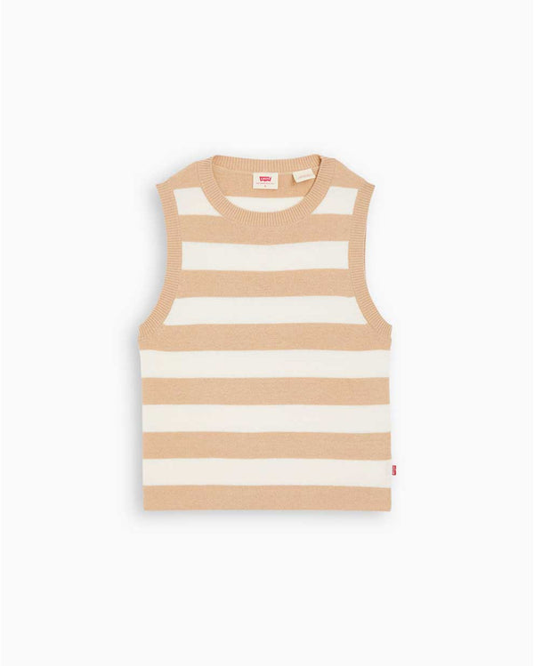 Levi's Top Jersey Tulip Tank - Stripe Safari