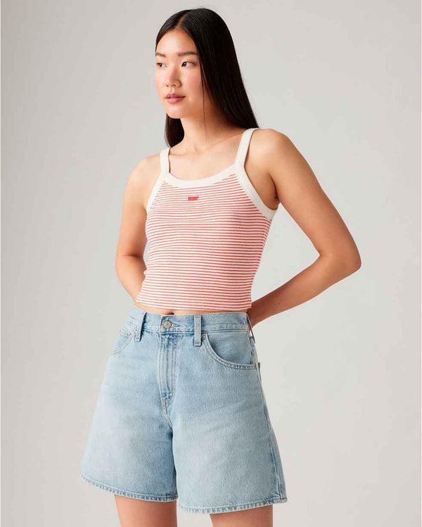 Levi's Top Sporty - Red Cotton