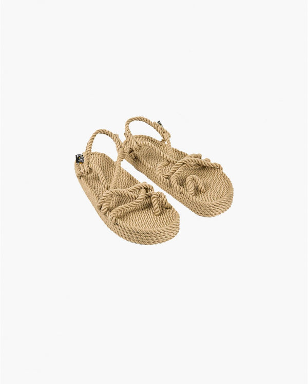 Sandalias Toe Joe Plataforma - Camel