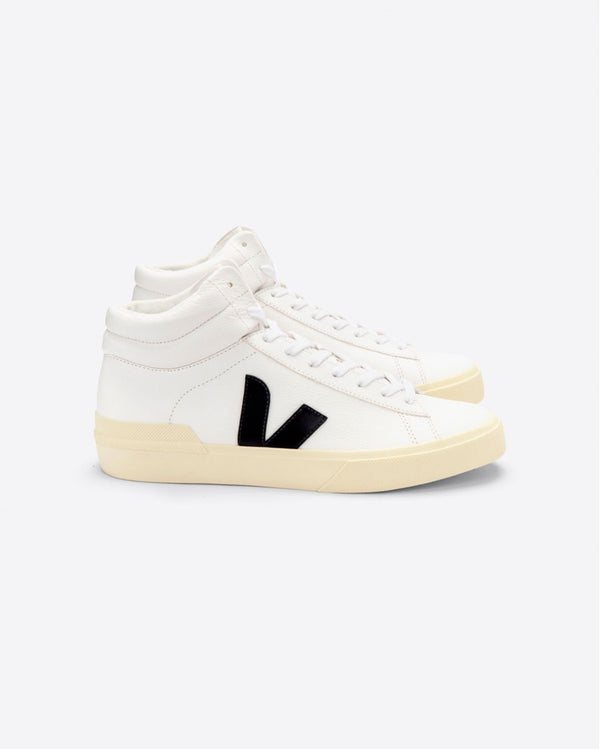 Veja Minotaur Chromefree Leather - White Black