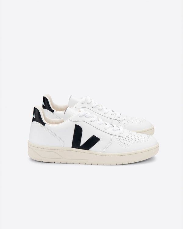 Veja V-10 Leather - White Black